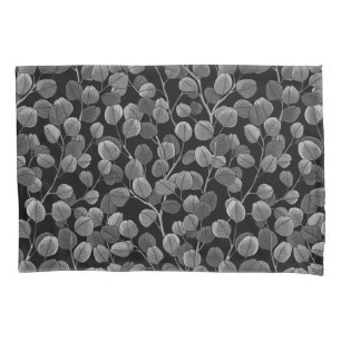 Housse D'oreillers Eucalyptus en gris