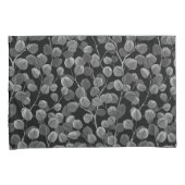 Housse D'oreillers Eucalyptus en gris (devant-Droit)