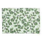 Housse D'oreillers Eucalyptus feuilles vert (devant)