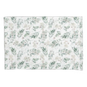 Housse D'oreillers Eucalyptus vert moderne (devant-gauche)