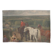 Housse D'oreillers Exercice des chevaux royaux (art équin) (devant-gauche)