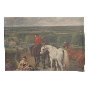 Housse D'oreillers Exercice des chevaux royaux (art équin)