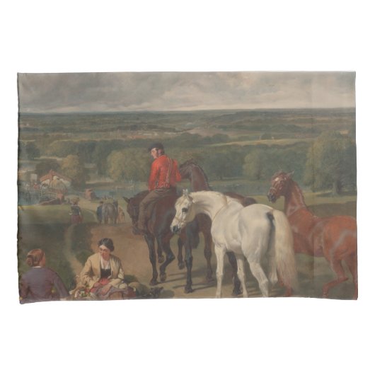 Housse D'oreillers Exercice des chevaux royaux (art équin) (devant-Droit)