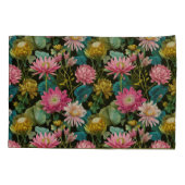 Housse D'oreillers Exotic Floral Pattern BOHO Chic Tropical Foliage  (Dos)