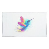 Housse D'oreillers Exotic Rainbow Hummingbird (Dos)