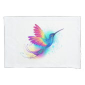 Housse D'oreillers Exotic Rainbow Hummingbird (devant-gauche)