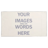 Housse D'oreillers Faites-Le Vous-Même - 2 Pillowcases King (devant-Droit)