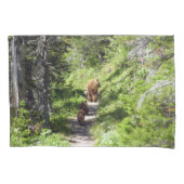 Housse D'oreillers Famille d'ours brun (devant)