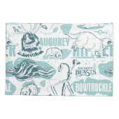 Housse D'oreillers Fantastic Beasts Motif bleu (Dos)