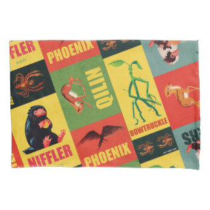 Housse D'oreillers Fantastic Beasts Motif Vintage