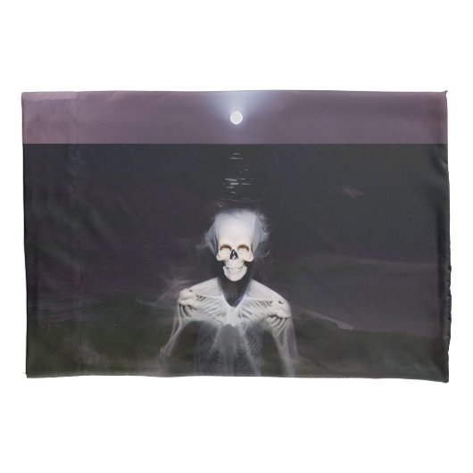 Housse D'oreillers Fantôme en mer - Peinture à l'huile (devant)