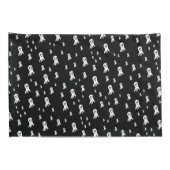 Housse D'oreillers Fantômes d'Halloween foncé (Dos-Droit)