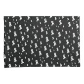 Housse D'oreillers Fantômes d'Halloween foncé (devant-Droit)