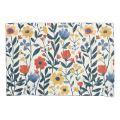 Housse D'oreillers Farmhouse Elegance Whimssical Floral Patchwork Sha (devant-gauche)