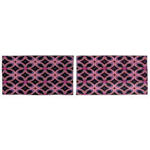 Housse D'oreillers Faux Neon Pink