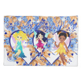 Housse D'oreillers fées et coeurs Pillowcase (Dos)
