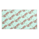 Housse D'oreillers Fentes bébé accrochées au Motif d'arbre (Dos)