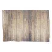 Housse D'oreillers Ferme Rustic Light Grange Plaques en bois (devant-gauche)