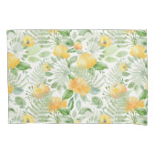 Housse D'oreillers Ferne à Imaginaire et citron à fleurs (devant)