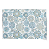 Housse D'oreillers Festif Chic Floral Mandala Flakes Motif (devant-gauche)