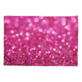 Housse D'oreillers Festive Rose foncé : Élégant Abstrait. (Dos)