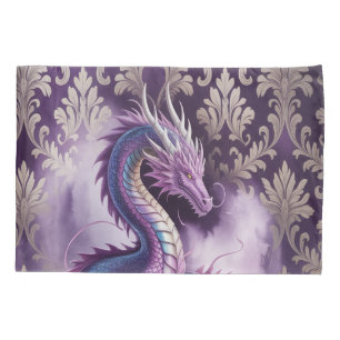 Housse D'oreillers Fête d'anniversaire Dragon Gothique Violet