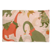 Housse D'oreillers Fête de Noël Dino : Tree Rex (Dos)