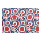 Housse D'oreillers Feu d'artifice Patriotique rouge blanc et bleu (Dos-gauche)