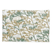 Housse D'oreillers Feuillage d'olivier bleu (Dos-gauche)