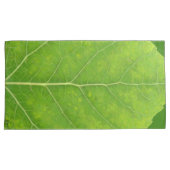 Housse D'oreillers Feuille d'Aspen vert #11 (devant-Droit)