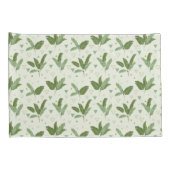 Housse D'oreillers Feuille de banane avec des triangles (Dos-Droit)