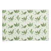 Housse D'oreillers Feuille de banane avec des triangles (devant-Droit)