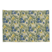 Housse D'oreillers Feuille de confort florale rustique (Dos-Droit)