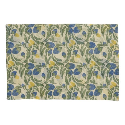 Housse D'oreillers Feuille de confort florale rustique (devant-gauche)