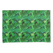 Housse D'oreillers Feuille de palmiers tropicaux (devant-Droit)