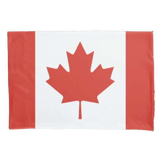 HOUSSE D'OREILLERS FEUILLE D'ÉRABLE DU CANADA (devant)