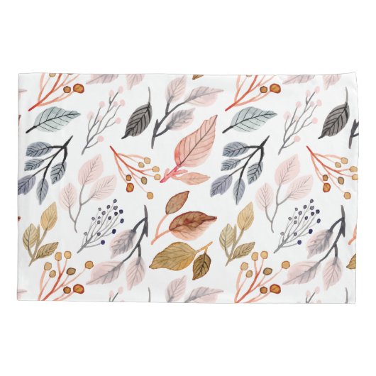 Housse D'oreillers feuilles d'arbre (Dos)