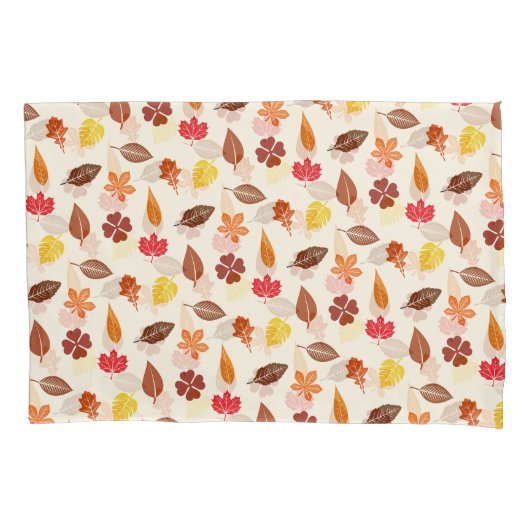Housse D'oreillers Feuilles d'automne confortables (devant)