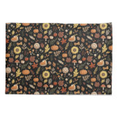 Housse D'oreillers Feuilles d'automne et Citrouilles en Thanksgiving (Dos)