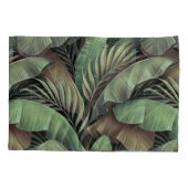 Housse D'oreillers Feuilles de palmiers tropicaux, illustration 3D de (Dos)
