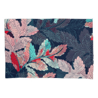 Housse D'oreillers Feuilles de palmiers tropicaux : Motif Vintage