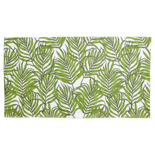 Housse D'oreillers Feuilles Palm (devant-gauche)
