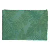 Housse D'oreillers Feuilles plantes verts tropicaux (Dos)