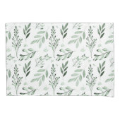 Housse D'oreillers Feuilles verts (devant)