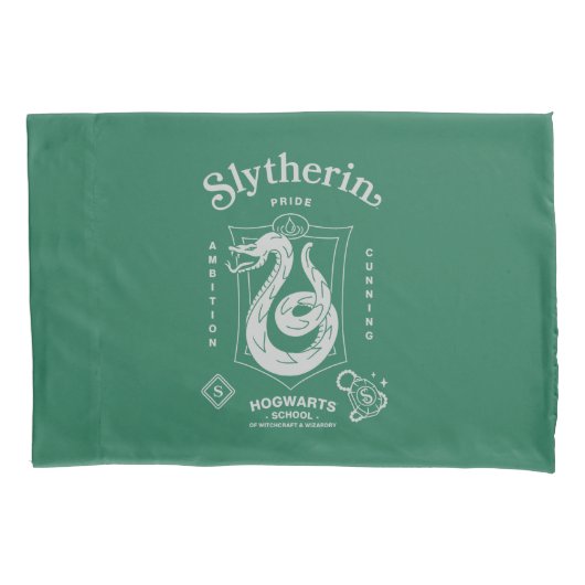 Housse D'oreillers Fierté Ambition Ruse Blason SERPENTARD™ (devant)
