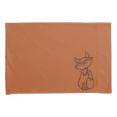 Housse D'oreillers Fig the Fox outlined Pillow case set (devant-Droit)