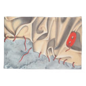 Housse D'oreillers Fil rouge (Dos)