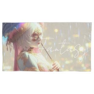 Housse D'oreillers Fille Fantastique Mystérieuse - Esthétique d'Art O