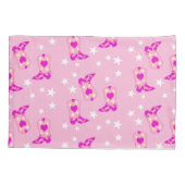 Housse D'oreillers Fille moderne fille rose fille Bottes occidentales (Dos)