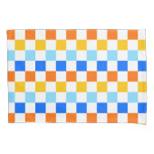 Housse D'oreillers Fire and ice checkerboard pattern (devant-gauche)